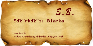 Sárközy Bianka névjegykártya